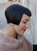 fryzury krótkie - uczesanie damskie z włosów krótkich zdjęcie numer 172